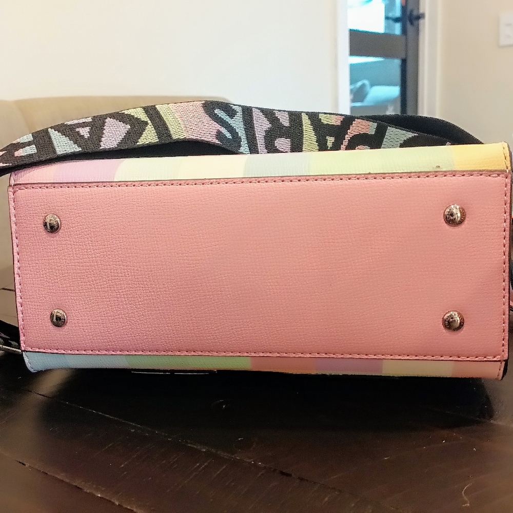 Karl Lagerfeld Maybelle Pastel Satchel - Picture 9 of 13